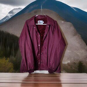 Vintage Weather Breaker Jacket Mens Large Long Sleeve